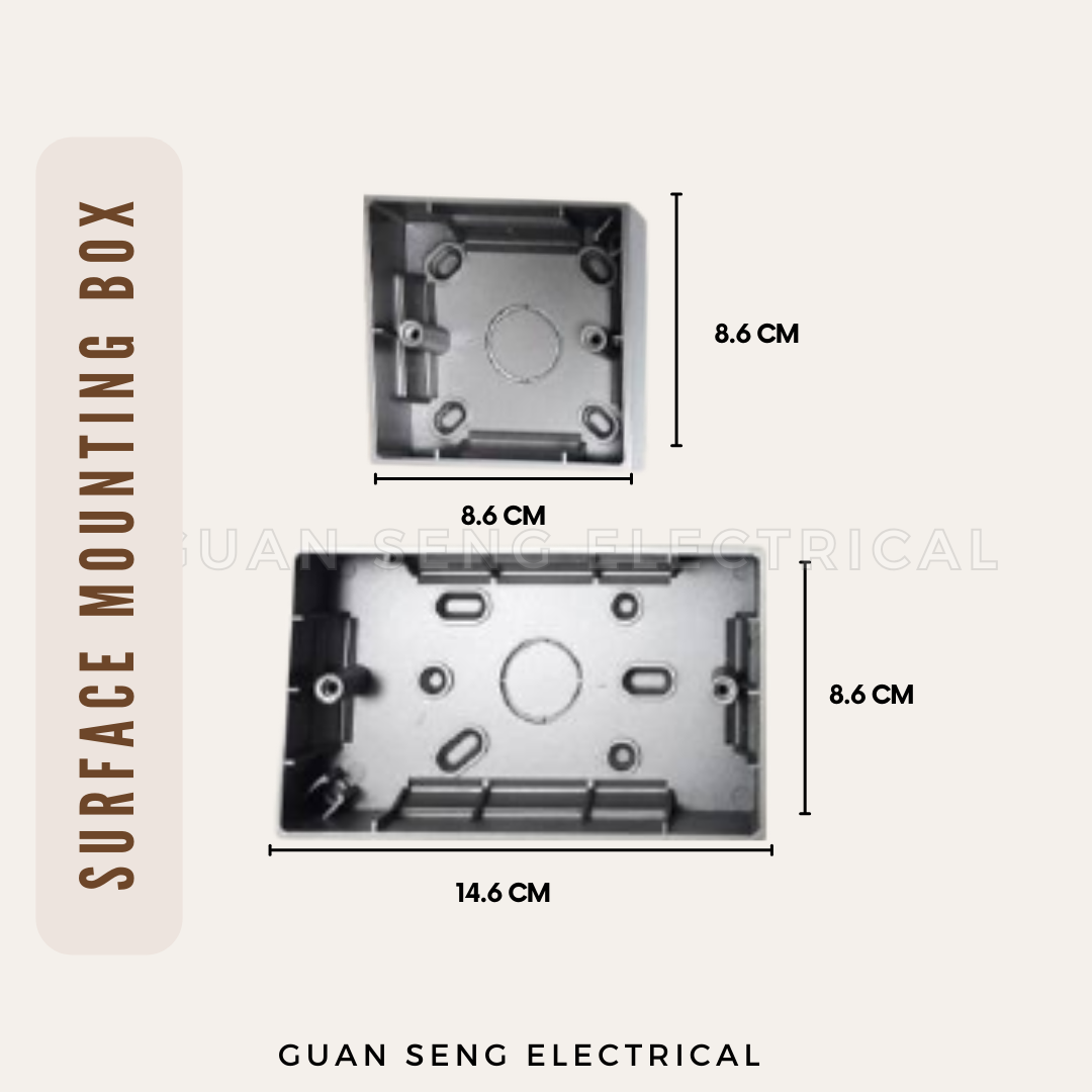 Surface Mounting Box Compatible with Schneider AvatarON / Avataron C