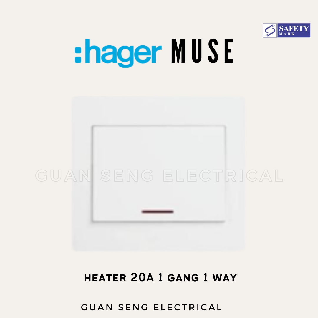 Hager Muse Switch and Socket