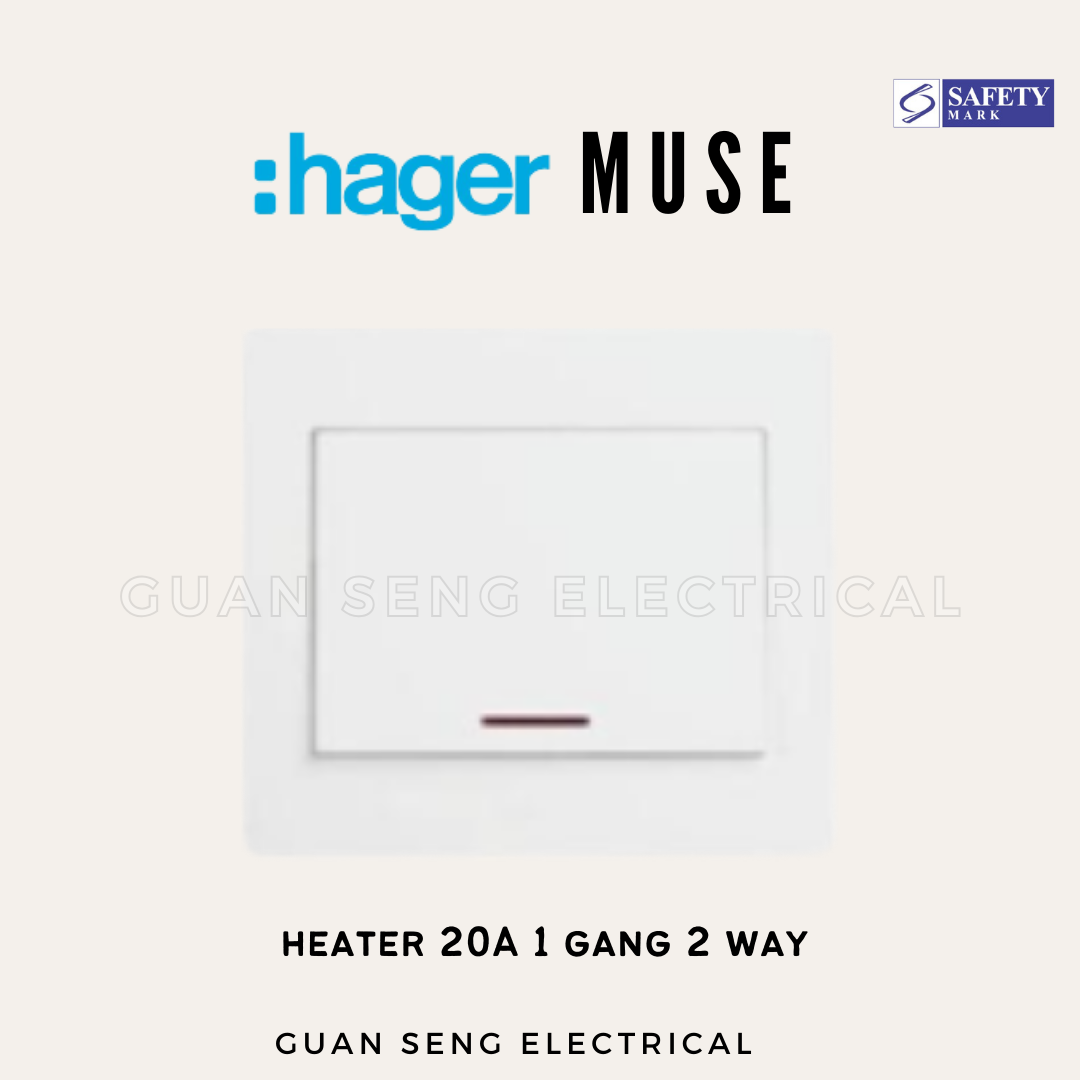 Hager Muse Switch and Socket