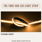 Premium Tri-tone 3Tone COB LED Light Strip 608LEDS 5M 12V 24V | Guan Seng Electrical