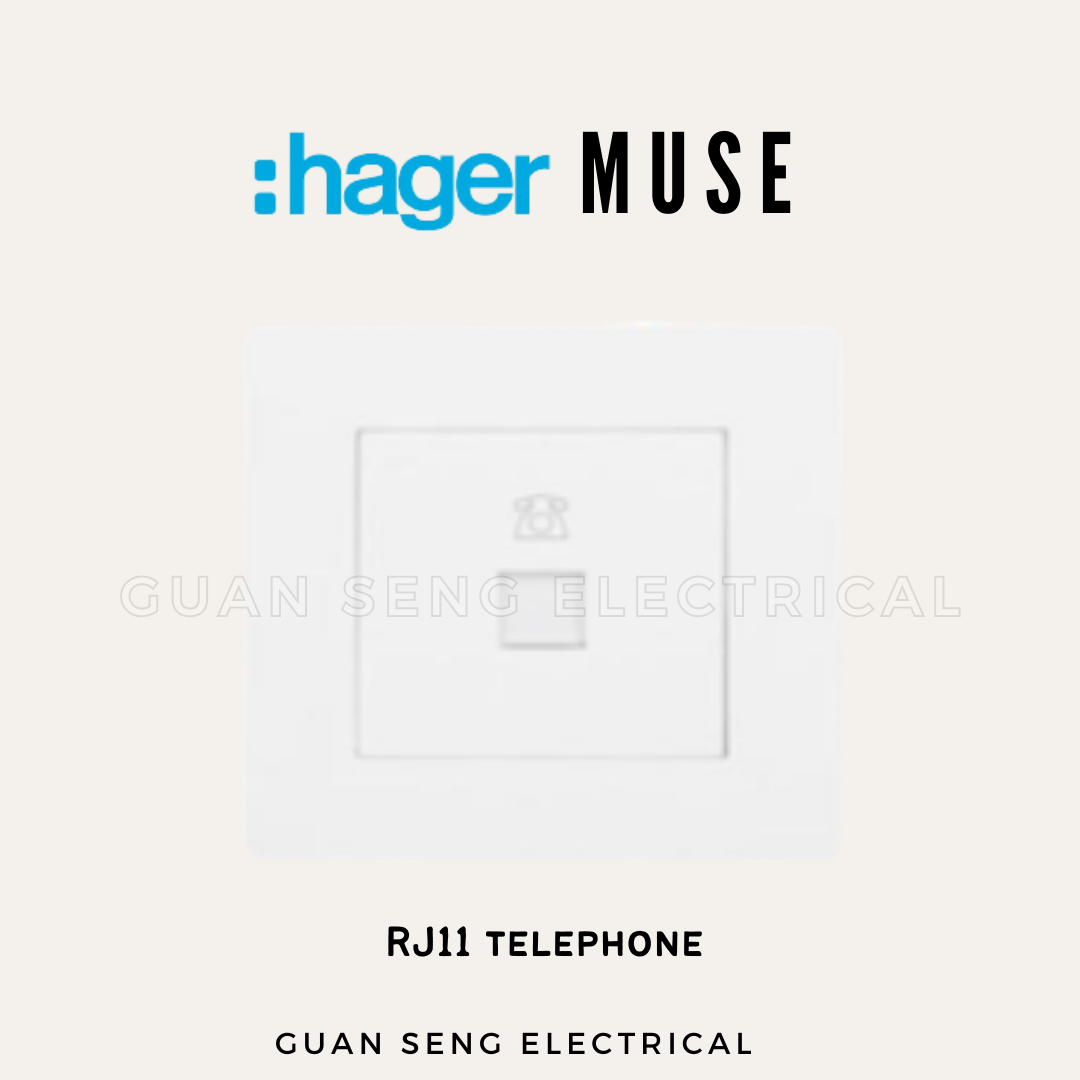 Hager Muse Switch and Socket