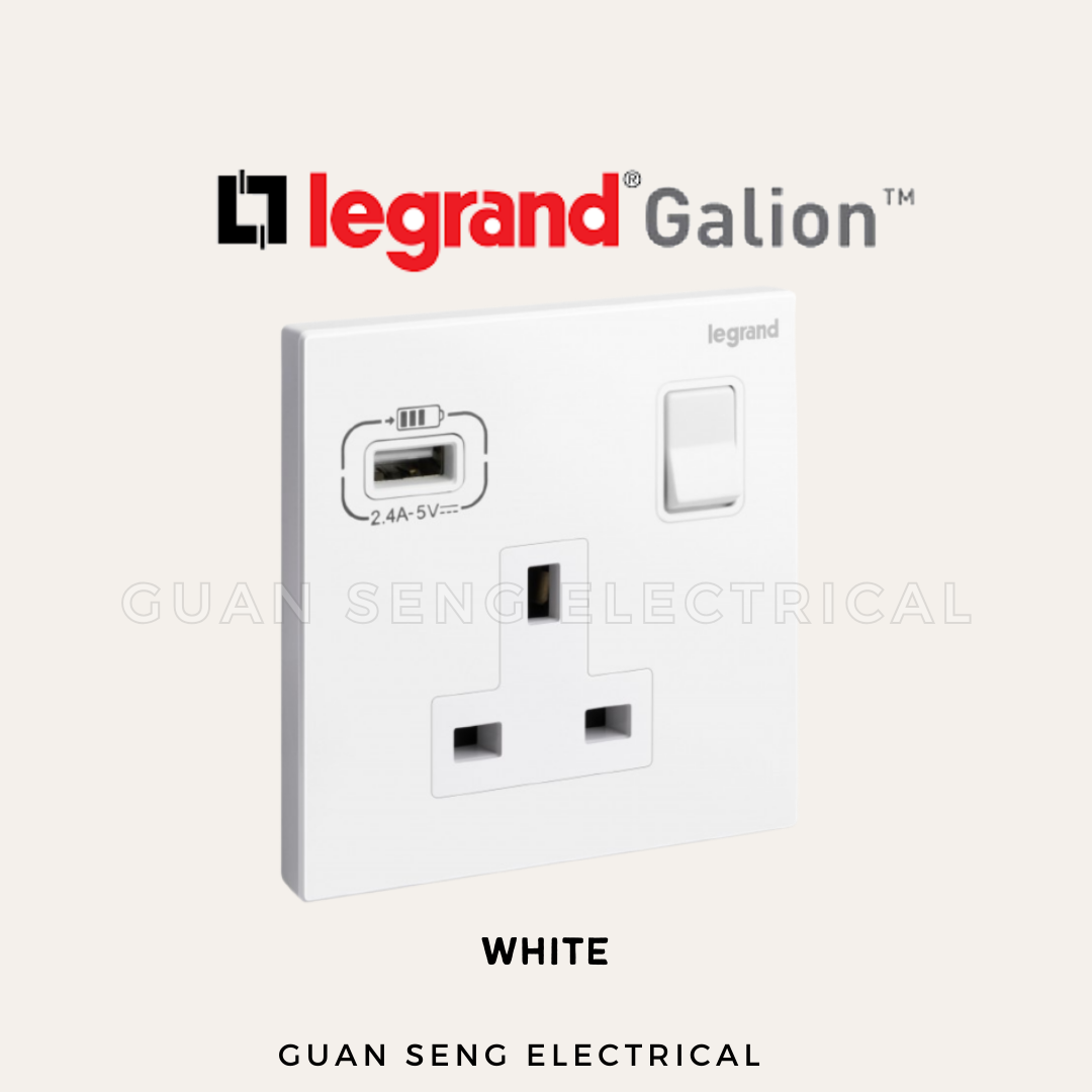 Legrand Galion Socket with USB