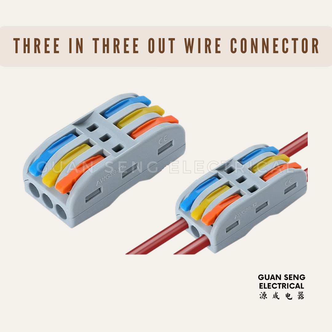 [Bundle] Three In Three Out Wire Connector