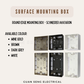 Surface Mounting Box Compatible with Schneider AvatarON / Avataron C | Guan Seng Electrical Singapore