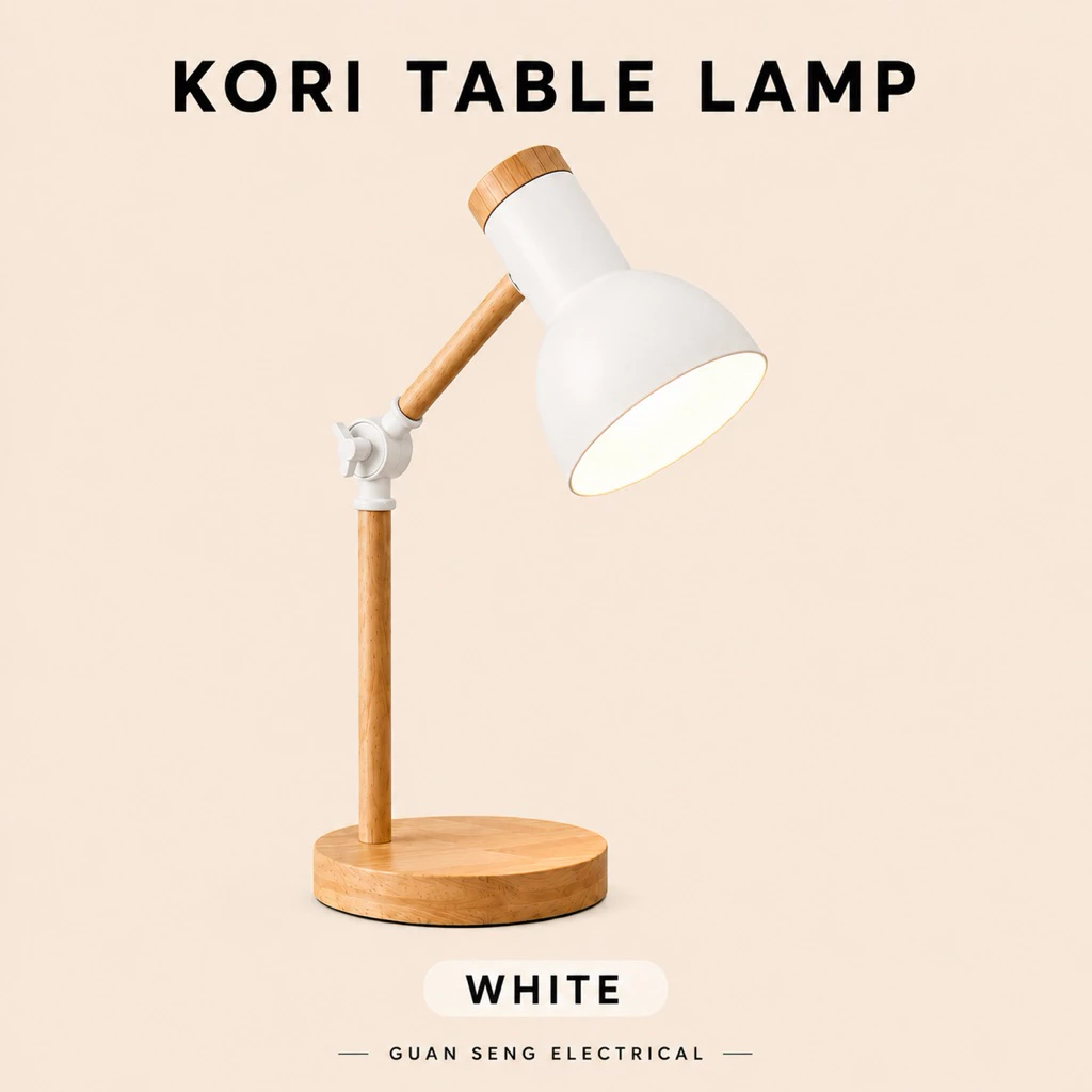 Kori Table Lamp E27 Bulb