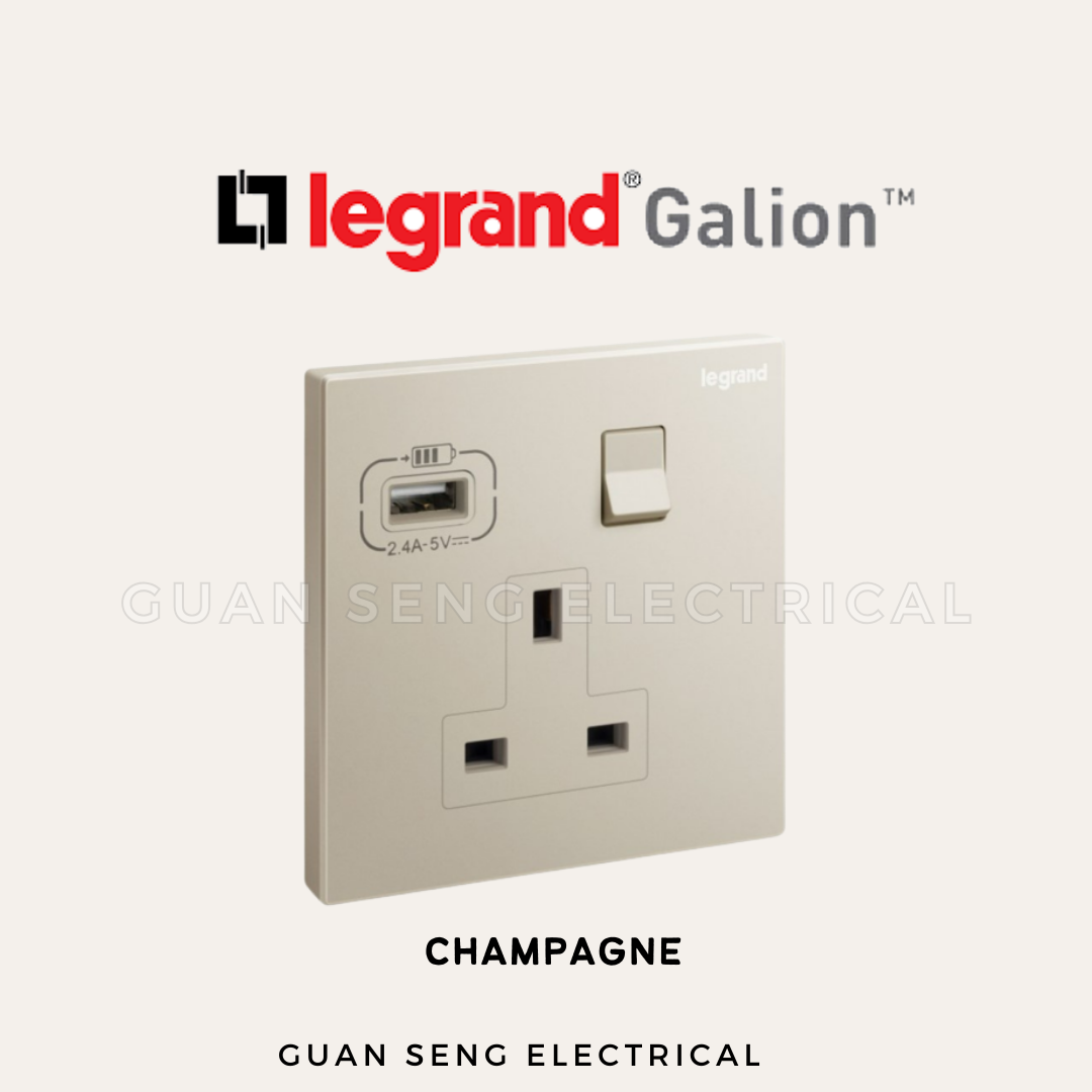 Legrand Galion Socket with USB