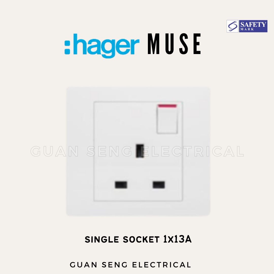 Hager Muse Switch and Socket