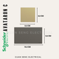 Schneider Avataron C Blank Plate 1 Gang 2 Gang | Guan Seng Electrical Singapore