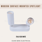 Modern GU10 Surface Mounted Spotlight Black White