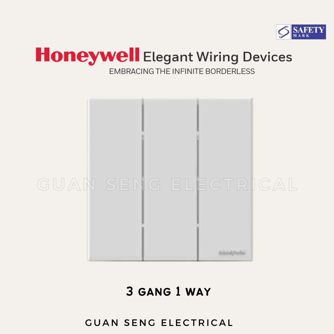 MK Honeywell Elegant Switch and Socket Matt White
