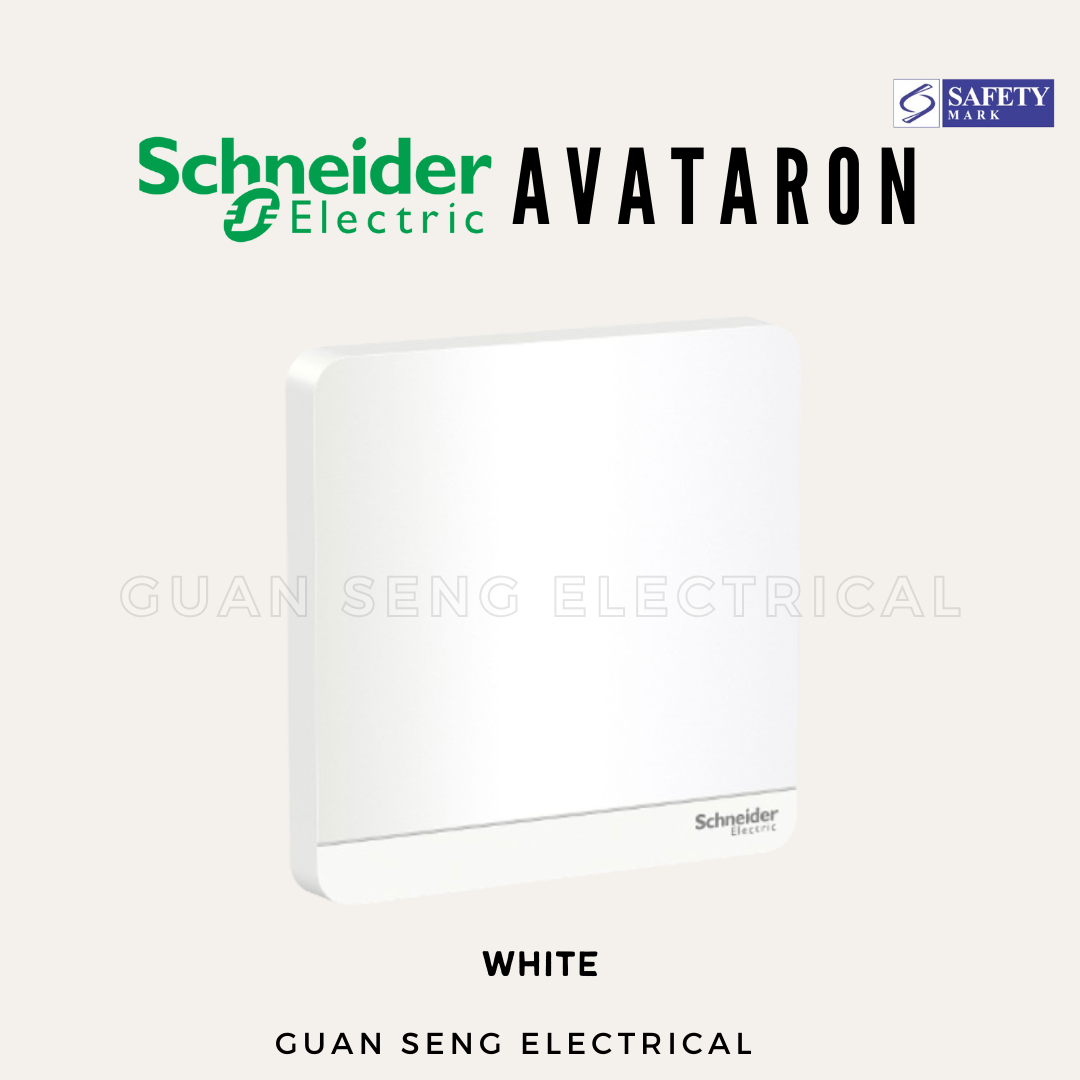 Schneider AvatarON Blank Plate 1 Gang