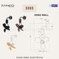 FANCO Dono 16" DC Motor Ceiling / Wall Mounting Fan