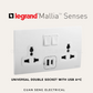 Legrand Mallia Senses Multistandard Socket | Guan Seng Electrical Singapore