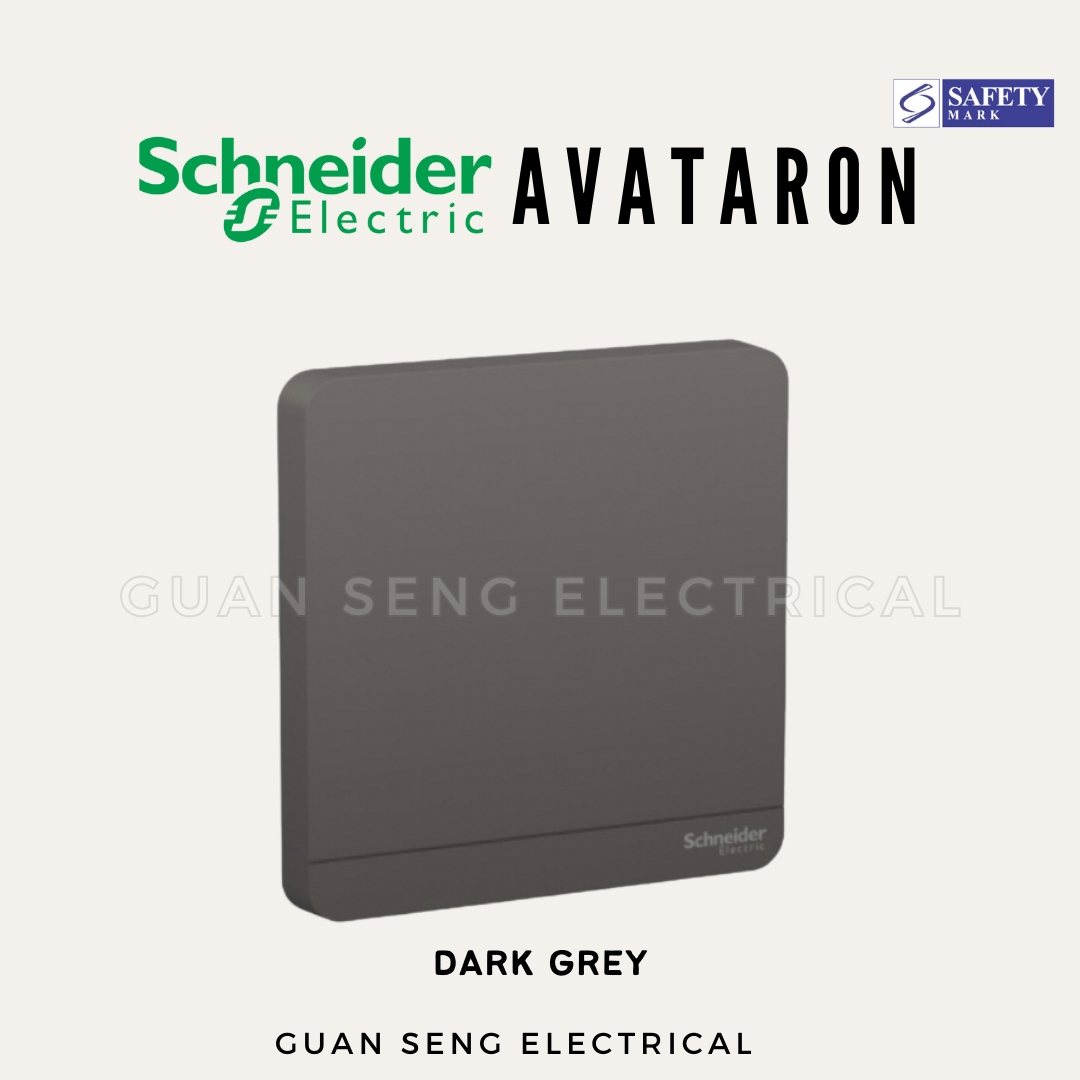 Schneider AvatarON Blank Plate 1 Gang
