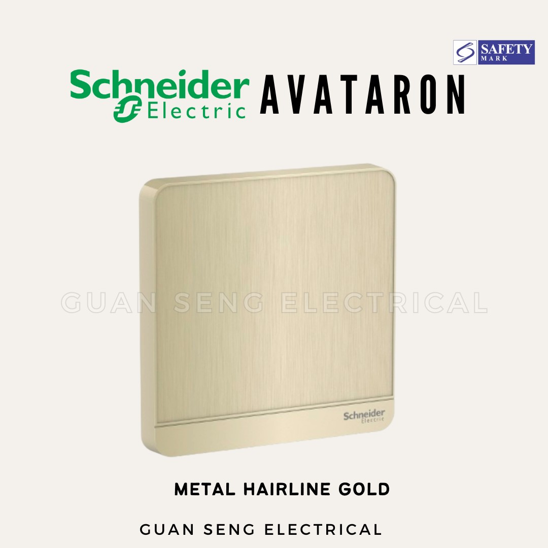 Schneider AvatarON Blank Plate 1 Gang