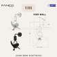 FANCO Vino 18" DC Motor Ceiling / Wall Mounting Fan