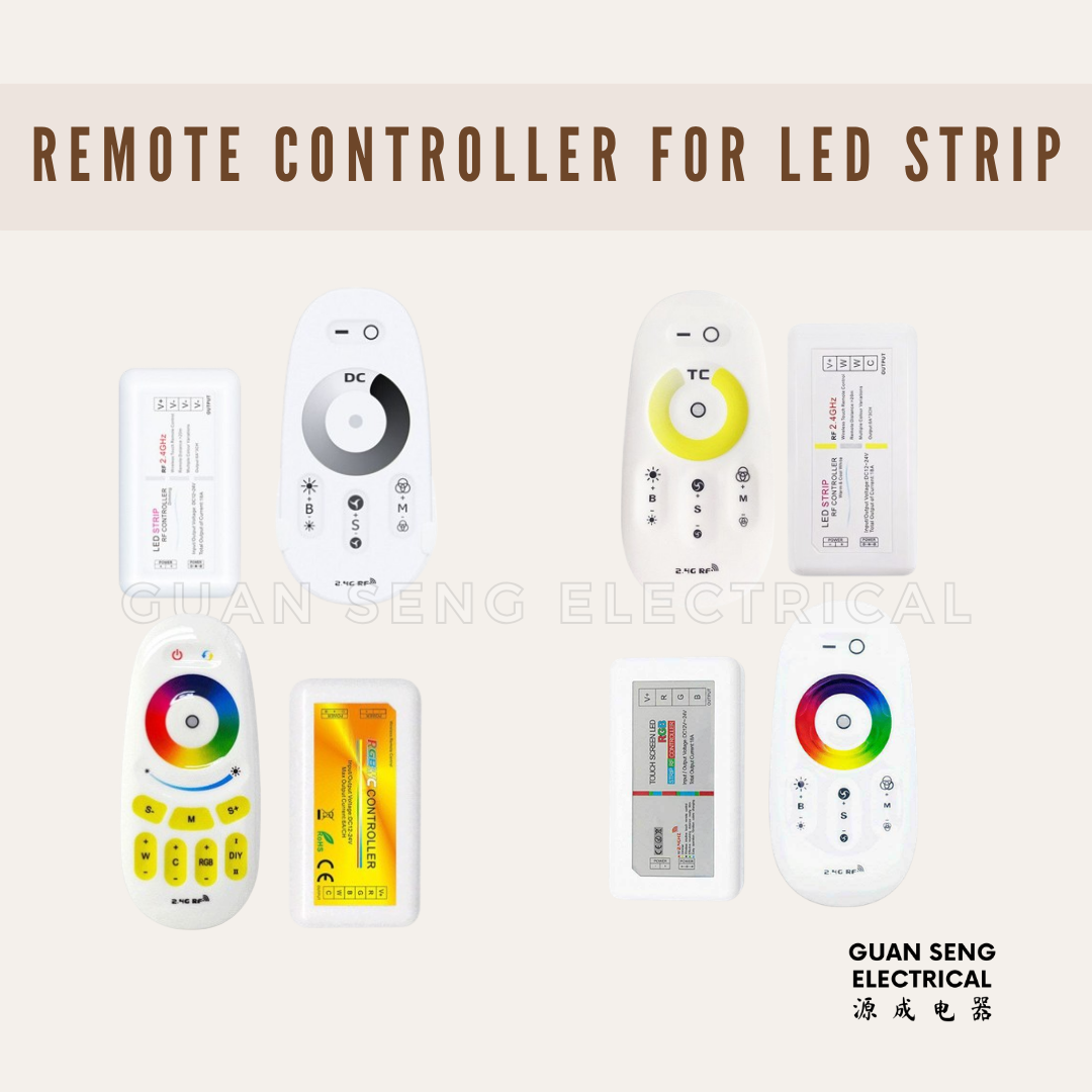 LED Strip Dimmable Dimmer Remote Control 12V 24V | Guan Seng Electrical