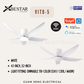 BESTAR VITO-5 42" 52" Hugger Smart Wifi Control DC Motor Ceiling Fan