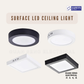 Premium Luz LED 12W 18W 24W Ceiling light Surface Mounted Downlight