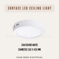 Premium Luz LED 12W 18W 24W Ceiling light Surface Mounted Downlight