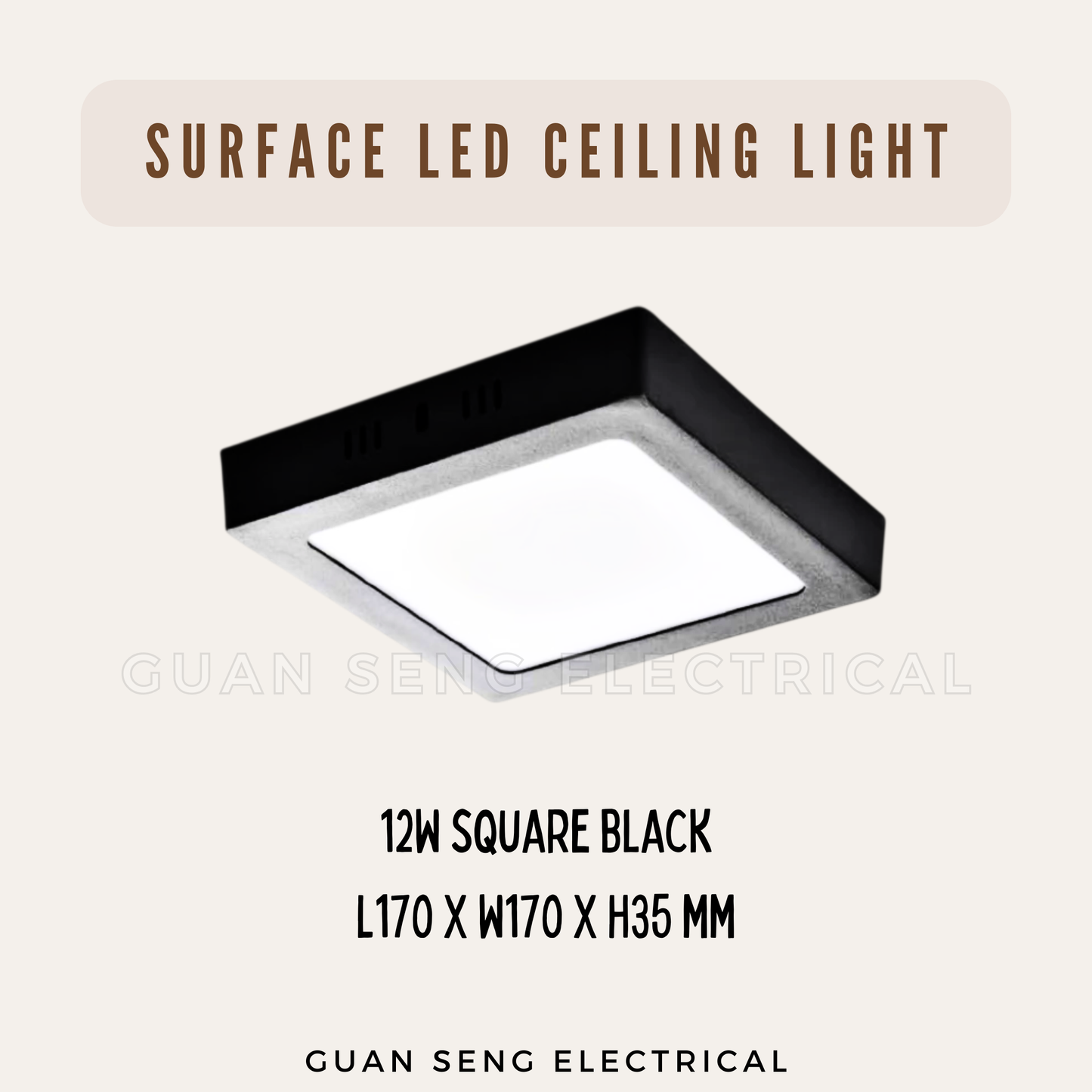 Premium Luz LED 12W 18W 24W Ceiling light Surface Mounted Downlight