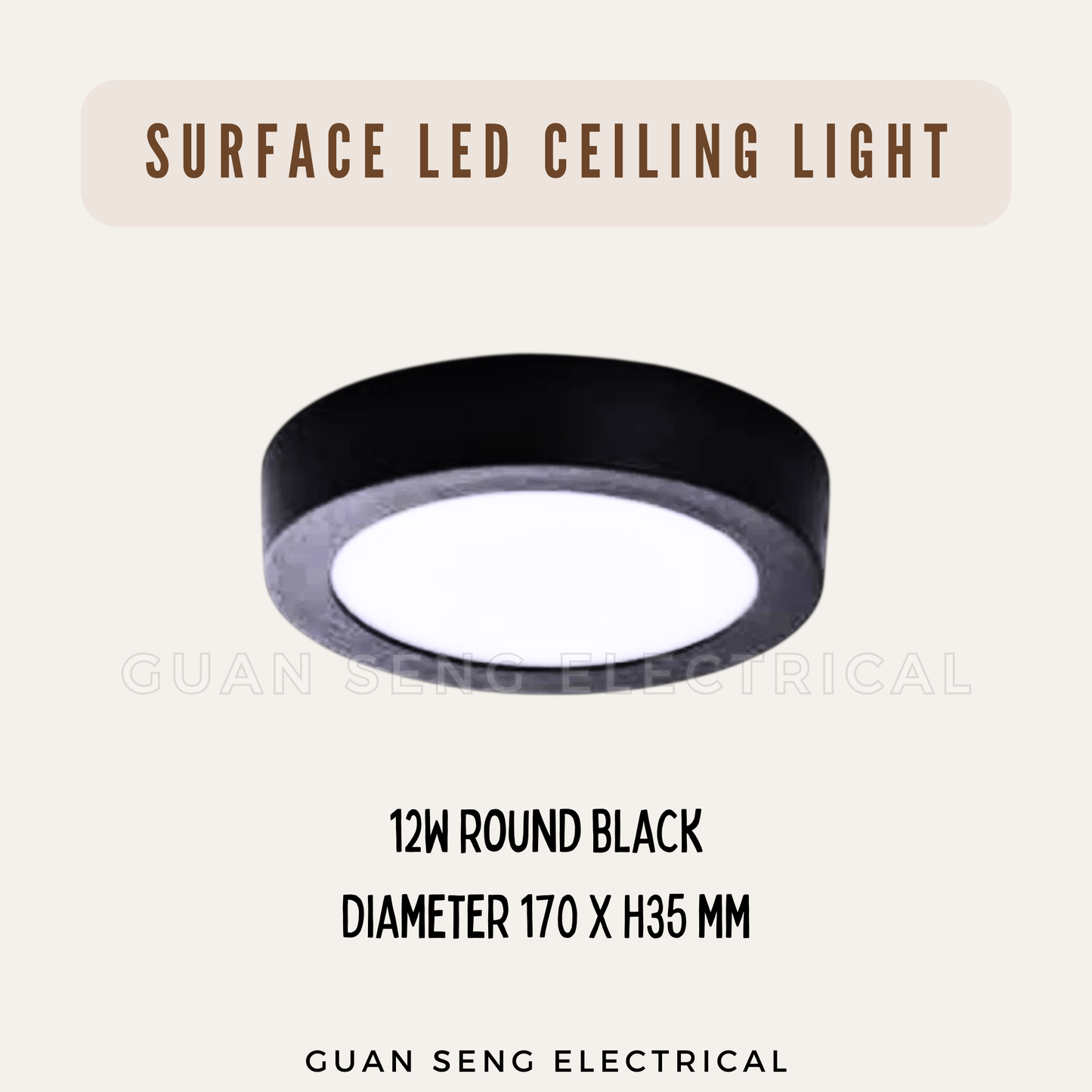 Premium Luz LED 12W 18W 24W Ceiling light Surface Mounted Downlight