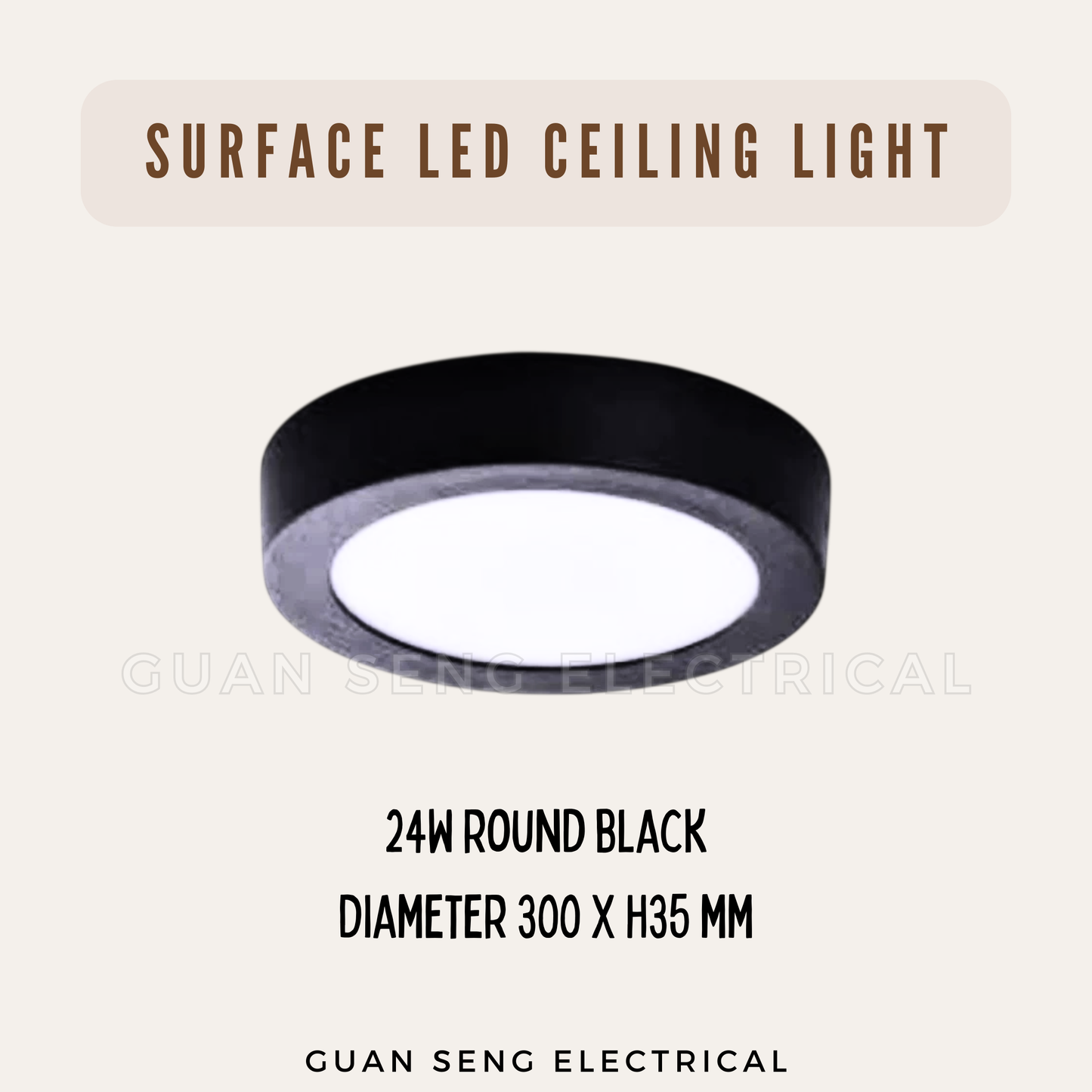 Premium Luz LED 12W 18W 24W Ceiling light Surface Mounted Downlight