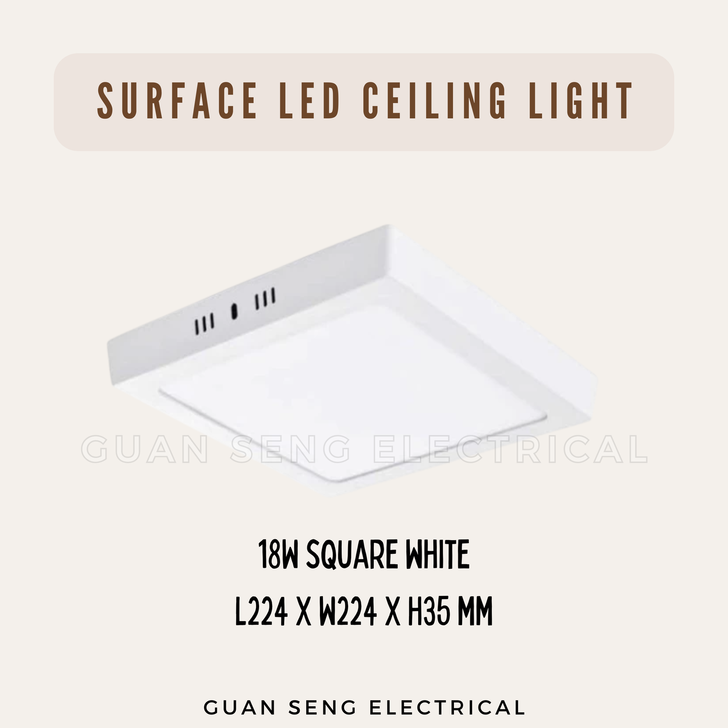 Premium Luz LED 12W 18W 24W Ceiling light Surface Mounted Downlight