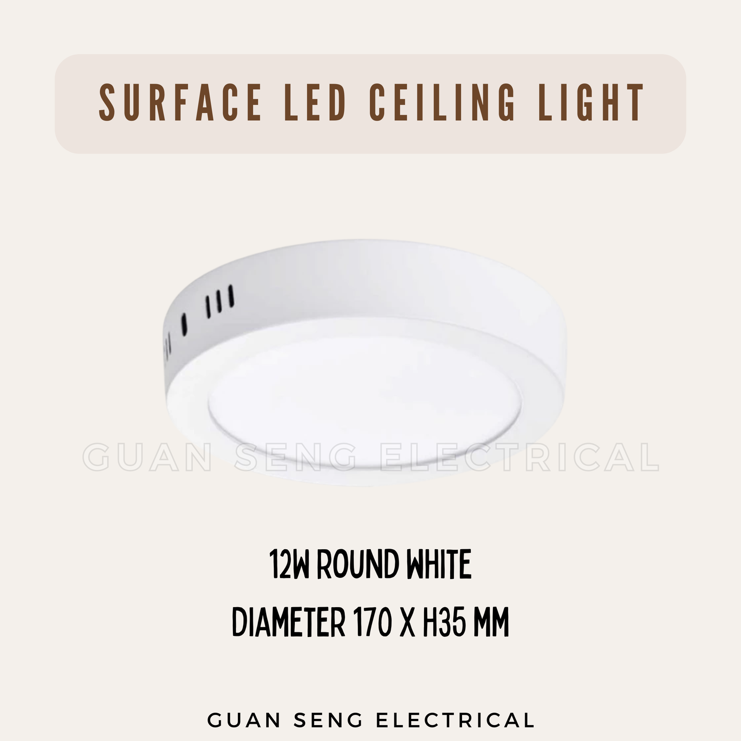Premium Luz LED 12W 18W 24W Ceiling light Surface Mounted Downlight