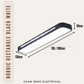 Nordic Rectangle Black White Ceiling Light