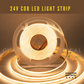Premium 24V COB LED Light Strip 5mm 8mm 400LEDS 480LEDS 5M | Guan Seng Electrical