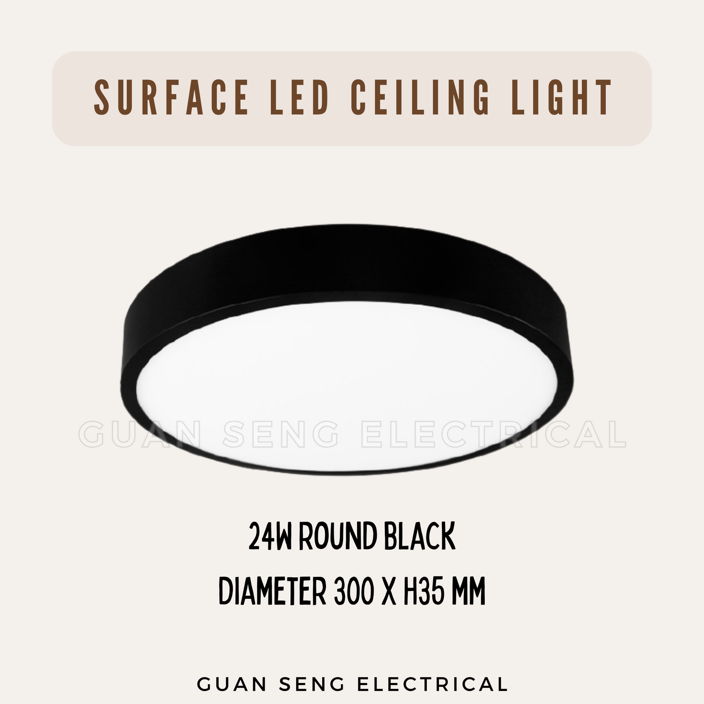 Premium Luz LED 12W 18W 24W Ceiling light Surface Mounted Downlight