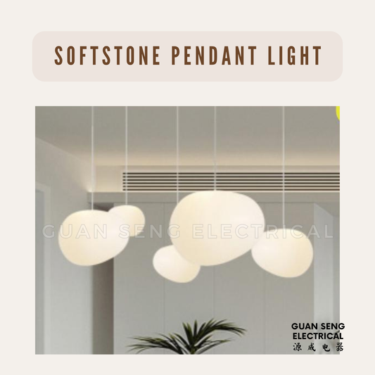 Softstone Pendant Light E27 Bulb | Guan Seng Electrical