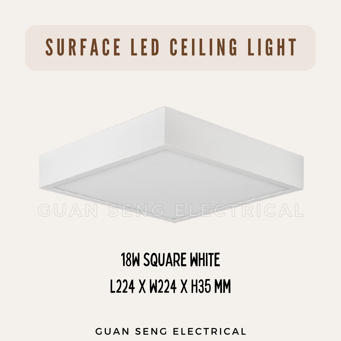 Premium Luz LED 12W 18W 24W Ceiling light Surface Mounted Downlight