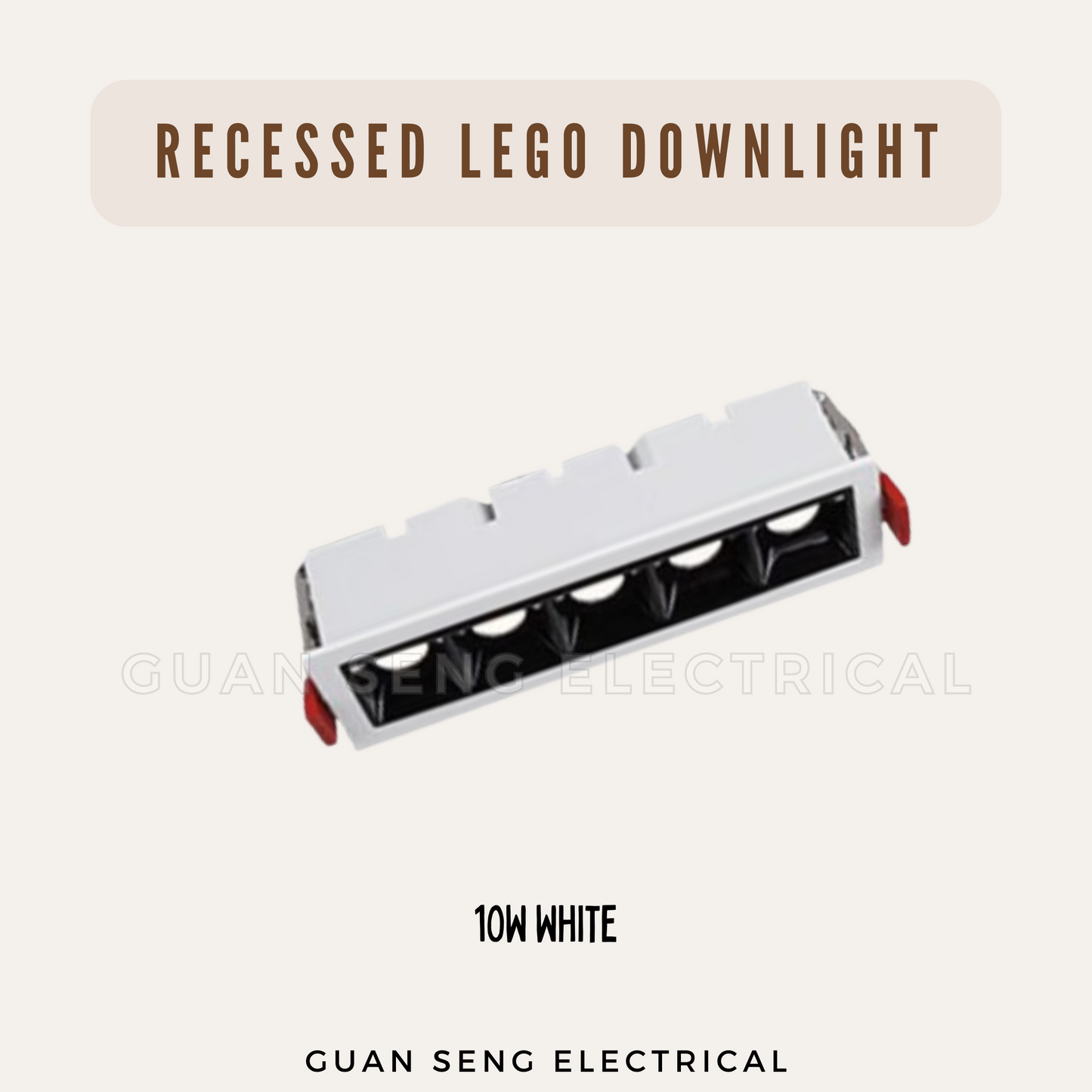 Linear LED Recessed Lego Downlight 10W 20W