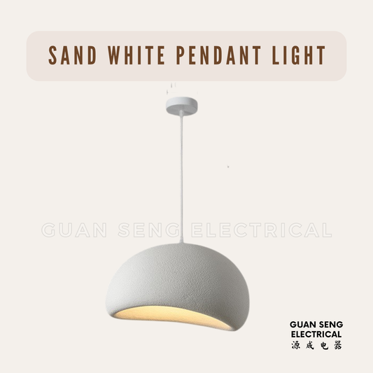 Sand White Pendant Light | Guan Seng Electrical