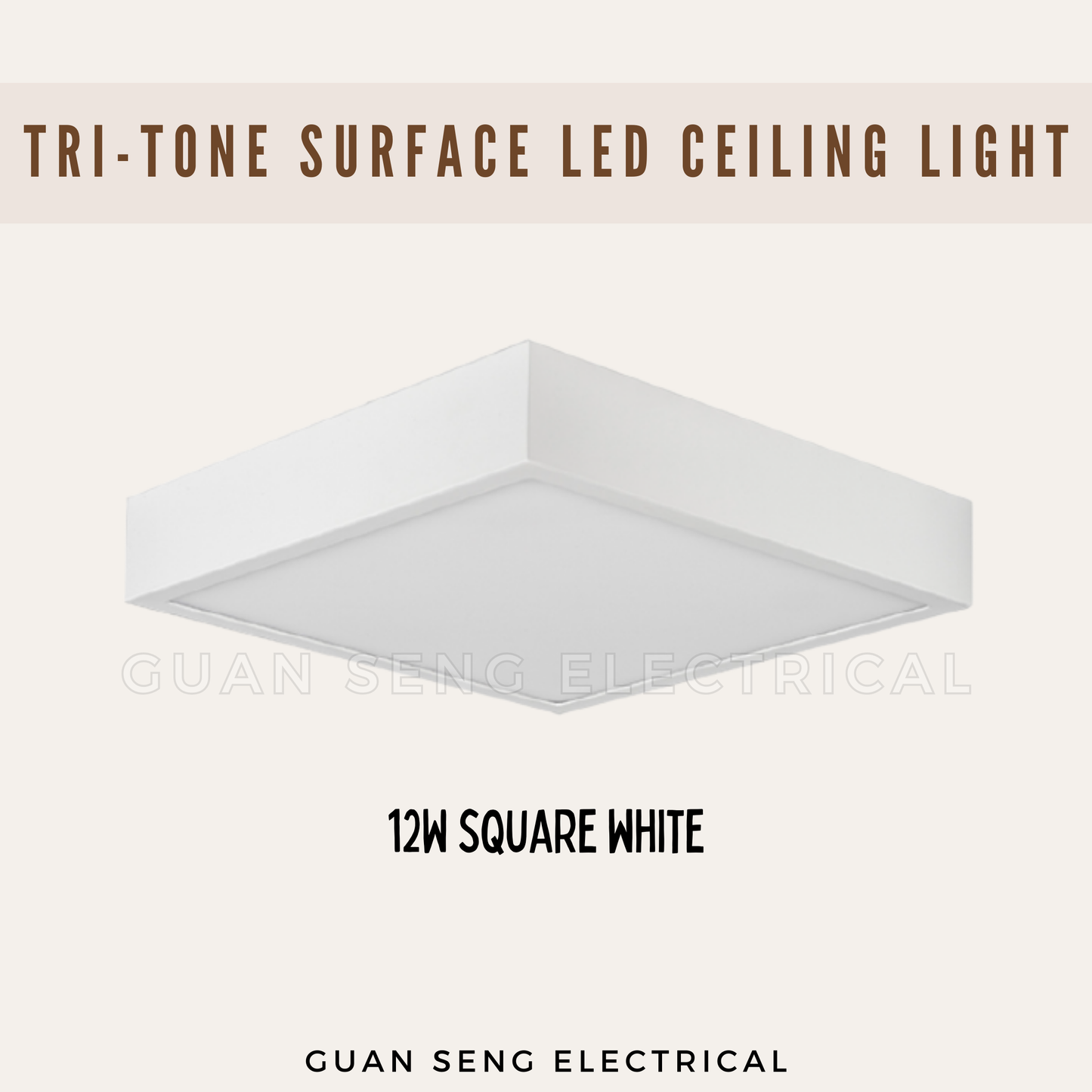 Premium Tri-Tone 3Tone LED Ceiling light Surface Mounted Downlight 12W 18W 24W