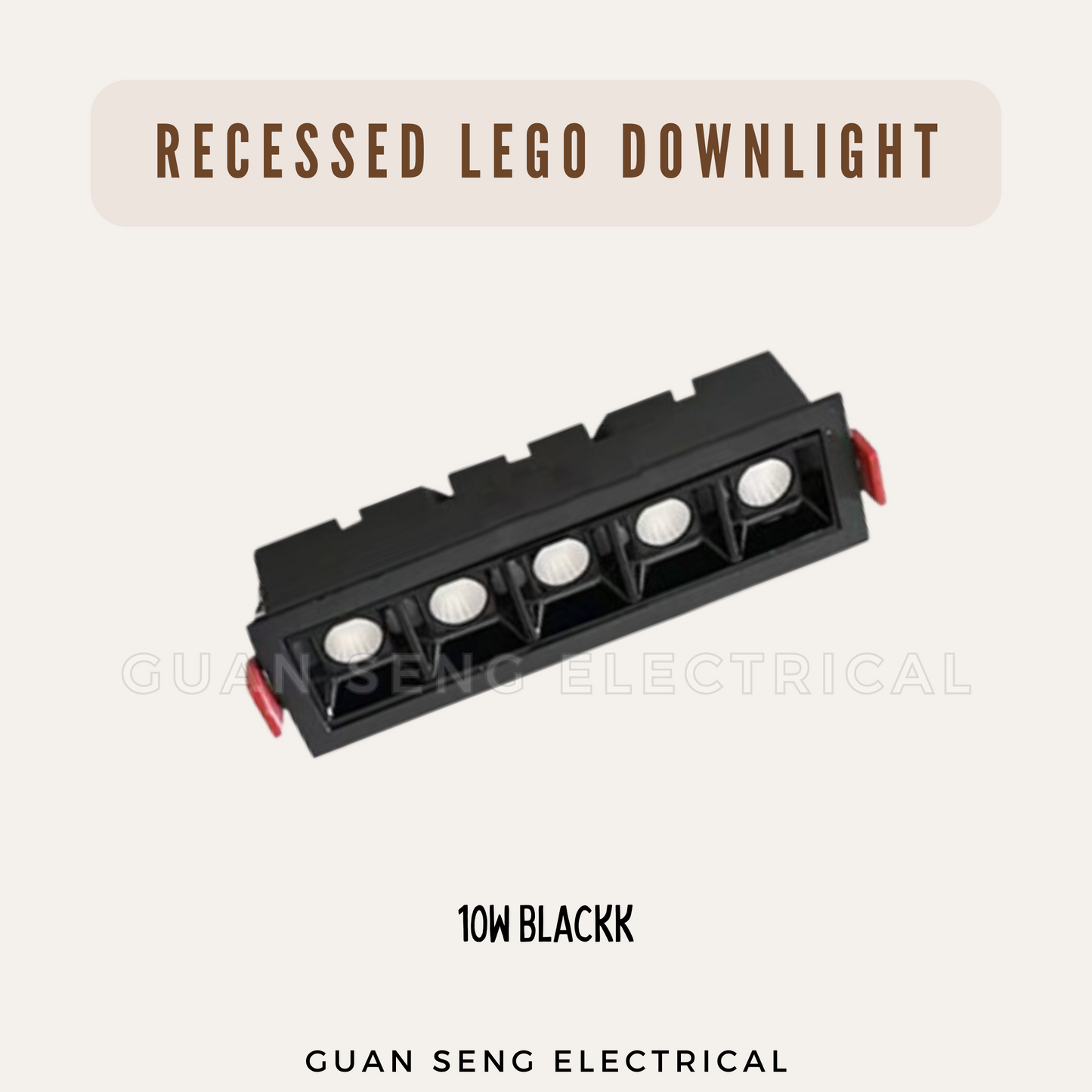 Linear LED Recessed Lego Downlight 10W 20W