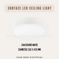 Premium Luz LED 12W 18W 24W Ceiling light Surface Mounted Downlight