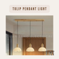 Tulip Glass Pendant Light E27 Bulb | Guan Seng Electrical