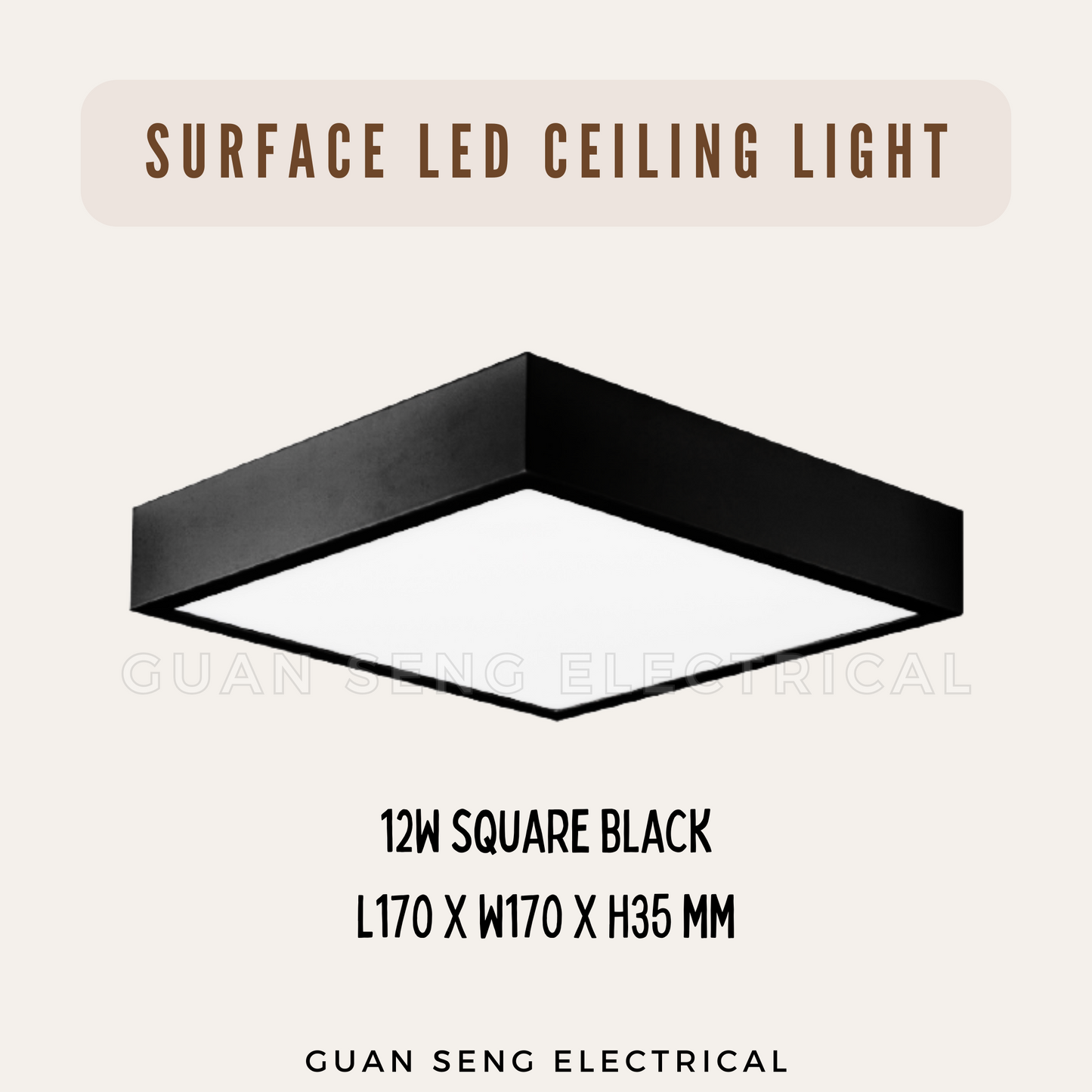 Premium Luz LED 12W 18W 24W Ceiling light Surface Mounted Downlight