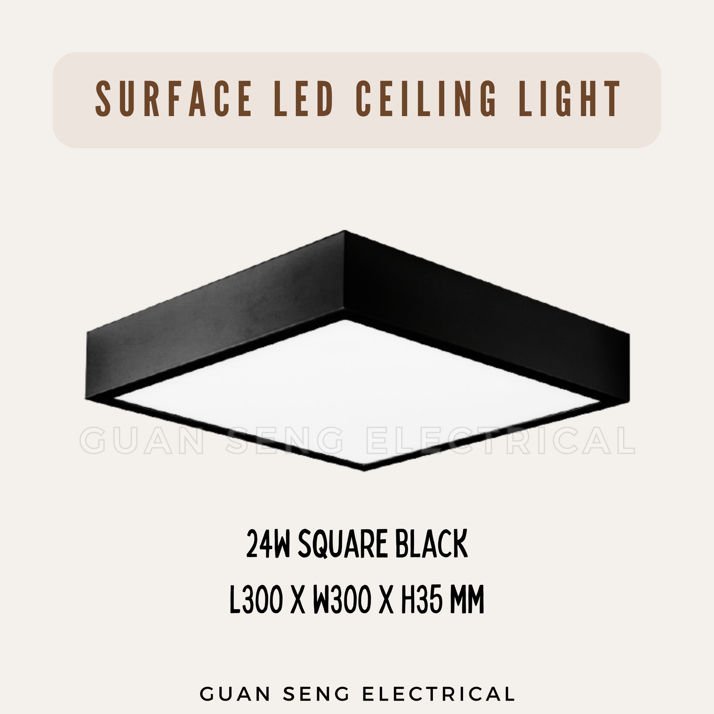 Premium Luz LED 12W 18W 24W Ceiling light Surface Mounted Downlight