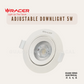 Racer Round Adjustable LED Downlight Spotlight 5W