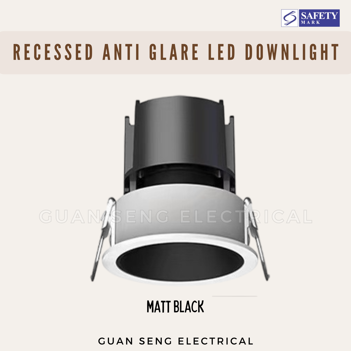 Recessed Anti Glare LED Spotlight Downlight 12W 15W