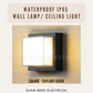 LED Waterproof Wall Lamp Ceiling Light IP65 3Tone 15W 20W Indoor Outdoor