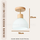 Okinawa Wooden Ceiling Light Living Room Corridor Bedroom Balcony