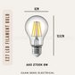 E27 LED Filament Lightbulb 8W A60 ST64