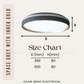 Space Grey with Inner Gold Ceiling Light 36W 48W