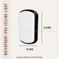 LED IP65 Waterproof Ceiling Light Daylight 6500K 24W | Guan Seng Electrical