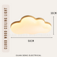 Cloud Wood LED Ceiling Light 36W 3Tone | Guan Seng Electrical